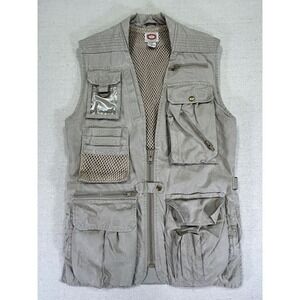 Vintage Banana Republic XS Fishing Vest Cargo Pockets‎ Fish Pouch Vented Outdoor